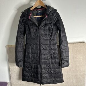 American Eagle Outfitters Quilted Parka Trench Coat Hoodie Jacket Size XS TP